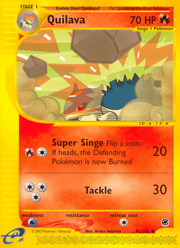 Quilava 91 card art
