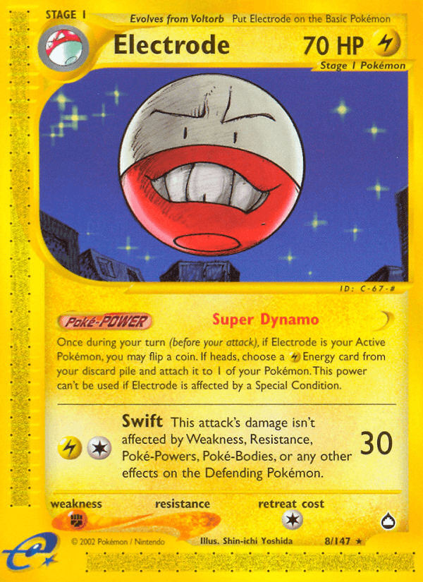 Electrode 8 card art