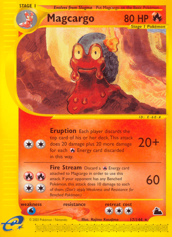 Magcargo 17 card art