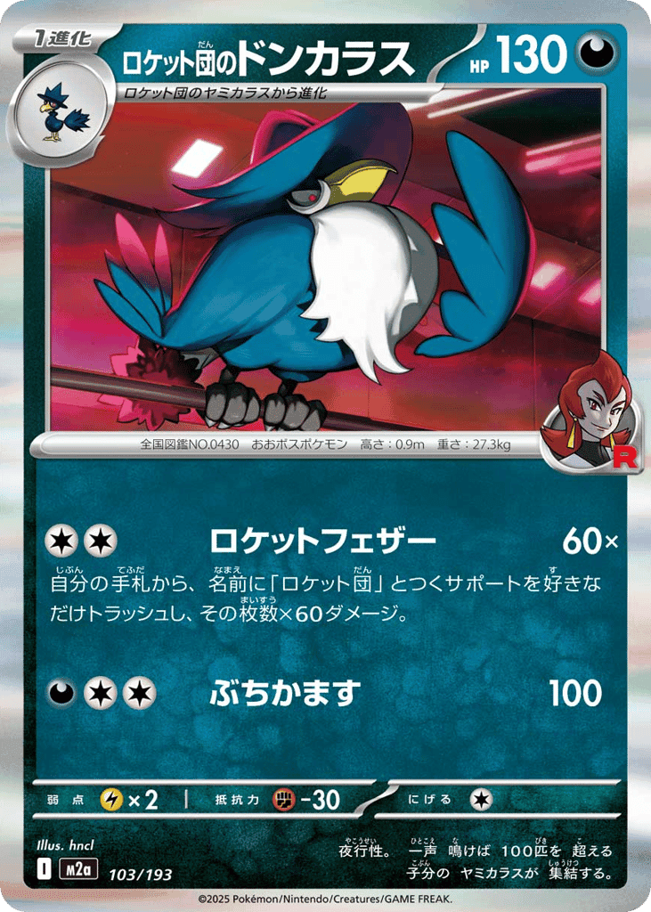 Team Rocket's Honchkrow