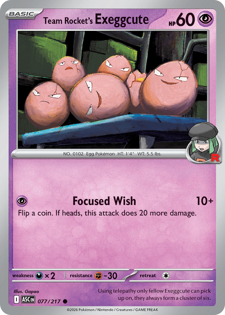 Team Rocket's Exeggcute