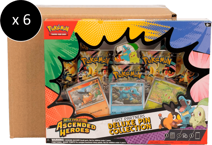 Ascended Heroes First Partners Deluxe Pin Collection Case