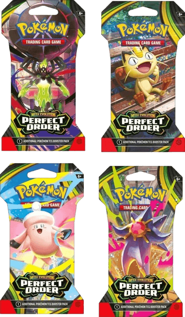 Perfect Order Sleeved Booster Pack Art Bundle (Set of 4)