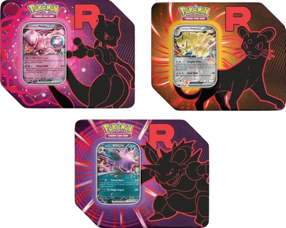 Team Rocket Tin (Set of 3)