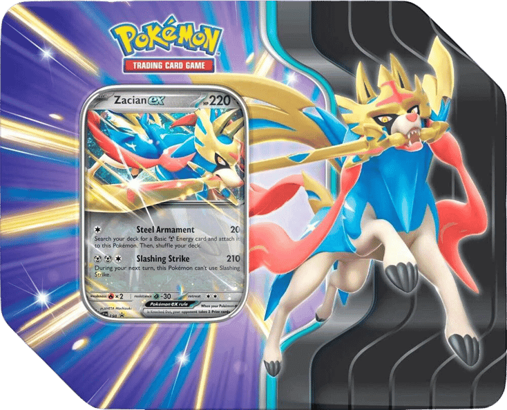 Slashing Legends Tin (Zacian ex)