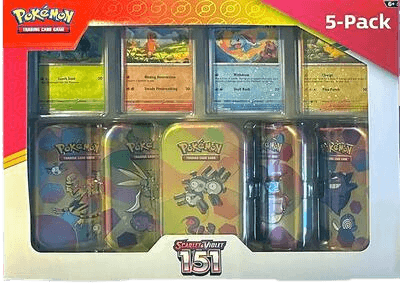 Costco Pokémon Scarlet & Violet 151 Mini Tin 5-pack (Magneton)