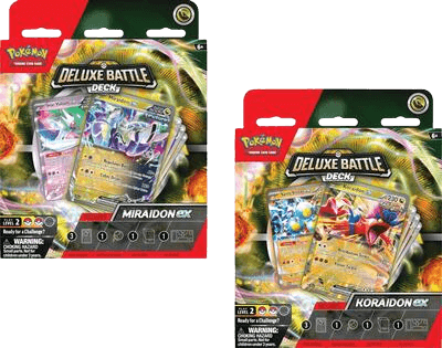 Deluxe Battle Deck: Miraidon ex/Koraidon ex (Set of 2)