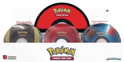 Poké Ball Tin Display (Q4 2021)