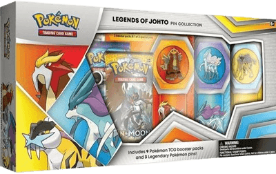 Legends of Johto Pin Collection