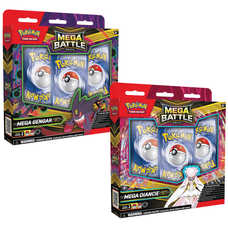 Mega Battle Deck: Mega Gengar ex/Mega Diancie ex (Set of 2)