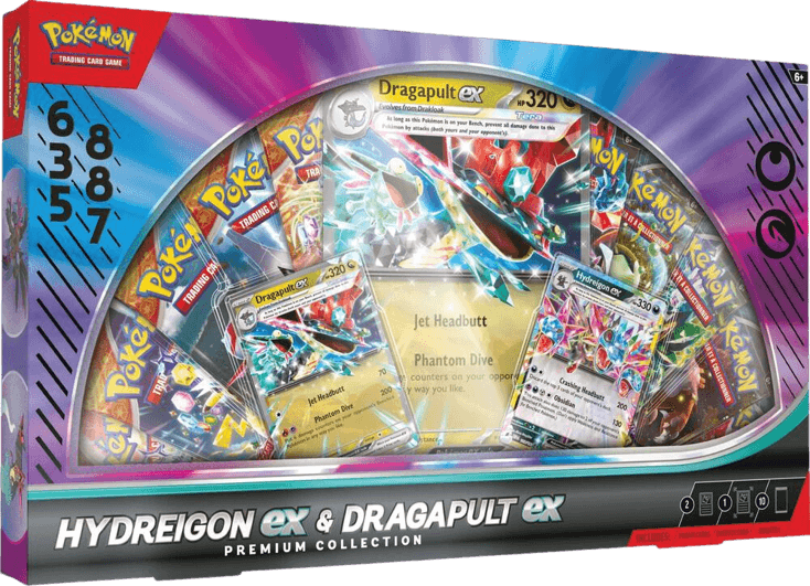 Hydreigon ex & Dragapult ex Premium Collection