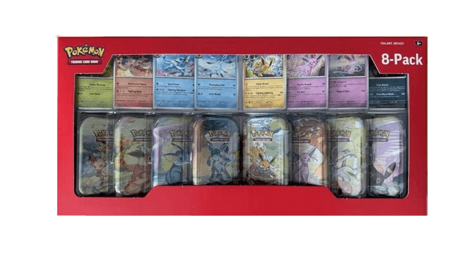 Costco Prismatic Evolutions 8-Pack Mini Tins