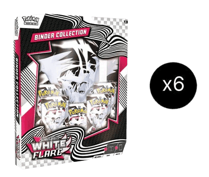White Flare Binder Collection Case