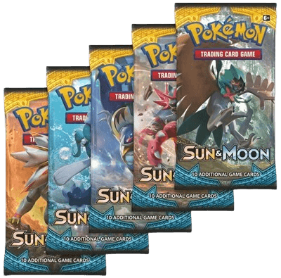 Sun & Moon Booster Pack Art Bundle (Set of 5)