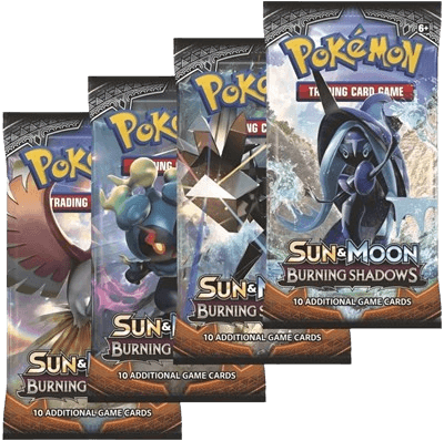 Burning Shadows Booster Pack Art Bundle (Set of 4)