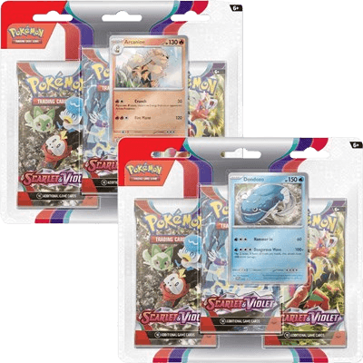 Scarlet & Violet 3-Pack Blister (Set of 2)