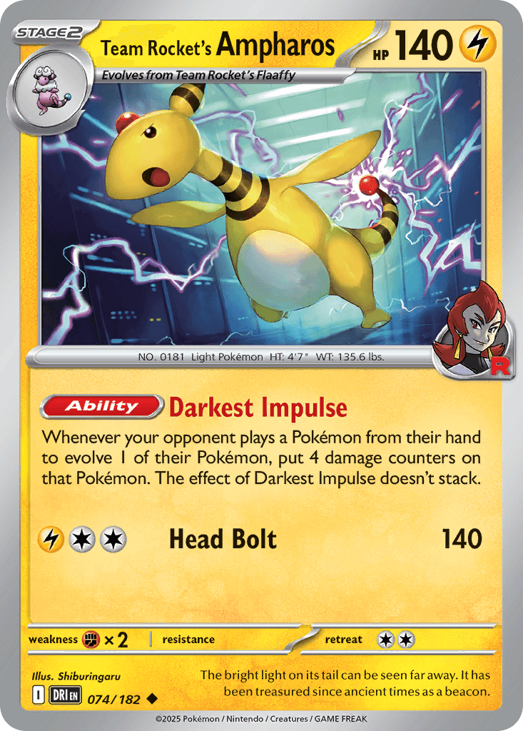 Team Rocket's Ampharos