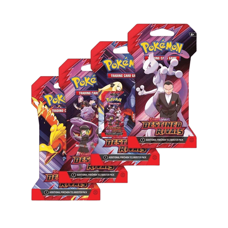 Destined Rivals Sleeved Booster Pack Art Bundle (Set of 4)