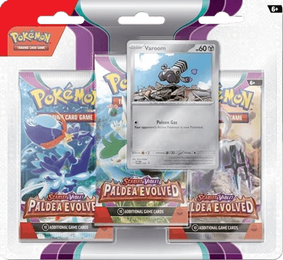 Paldea Evolved 3-Pack Blister - Varoom