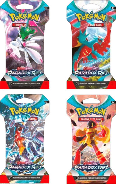 Paradox Rift Sleeved Booster Pack Art Bundle (Set of 4)
