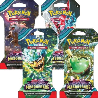 Twilight Masquerade Sleeved Booster Pack Art Bundle (Set of 4)