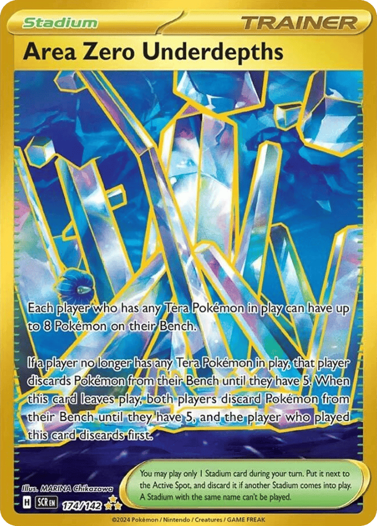 Area Zero Underdepths