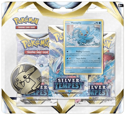 Silver Tempest 3-Pack Blister - Manaphy