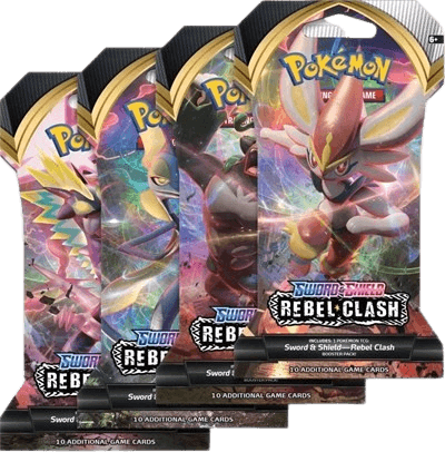 Rebel Clash Sleeved Booster Pack Art Bundle (Set of 4)