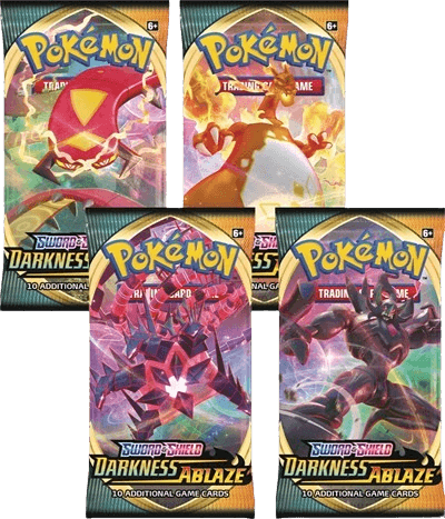 Darkness Ablaze Booster Pack Art Bundle (Set of 4)