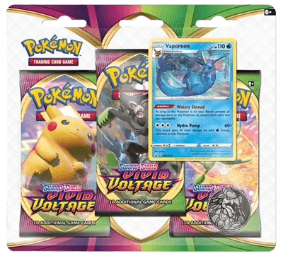 Vivid Voltage 3-Pack Blister - Vaporeon