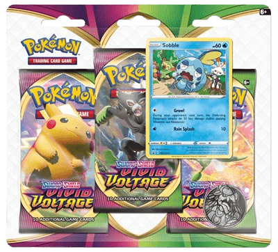 Vivid Voltage 3-Pack Blister - Sobble