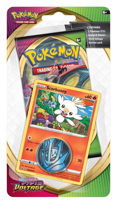 Vivid Voltage Single Pack Blister - Scorbunny