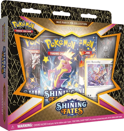 Shining Fates Mad Party Pin Collection - Bunnelby