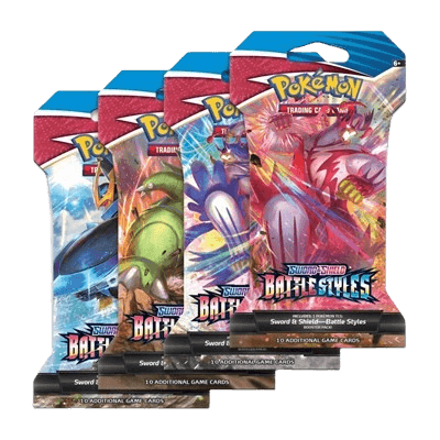 Battle Styles Sleeved Booster Pack Art Bundle (Set of 4)