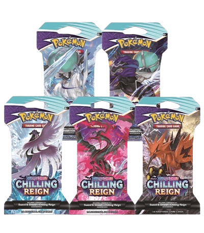 Chilling Reign Sleeved Booster Pack Art Bundle (Set of 5)