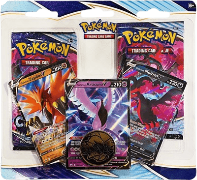 Chilling Reign 2-Pack Blister - Galarian Zapdos V, Articuno V, Moltres V