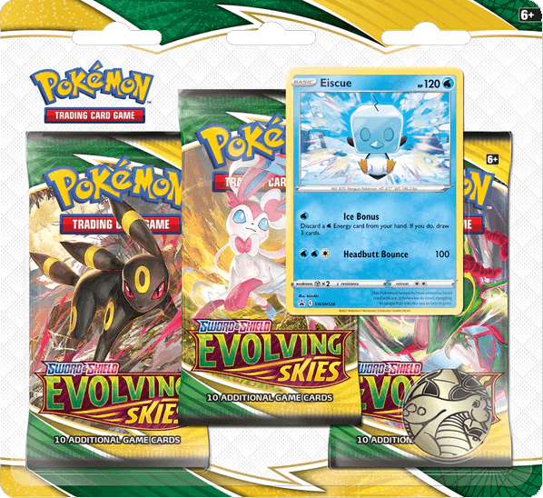 Evolving Skies 3-Pack Blister - Eiscue