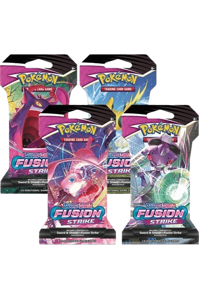Fusion Strike Sleeved Booster Pack Art Bundle (Set of 4)