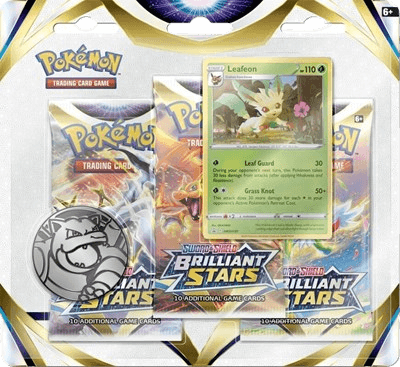 Brilliant Stars 3-Pack Blister - Leafeon