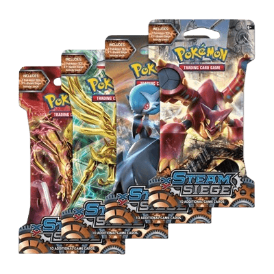 Steam Siege Sleeved Booster Pack Art Bundle (Set of 4)